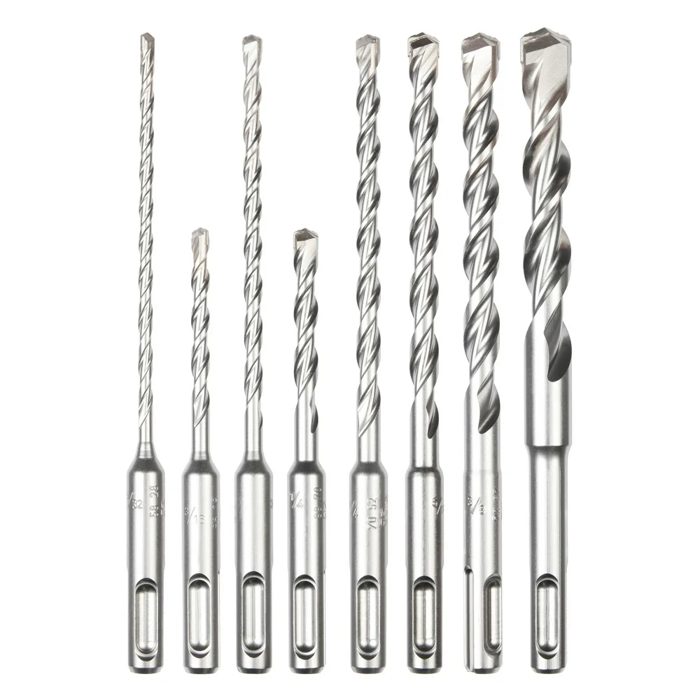 Milwaukee 48-20-7673 8pc. SDS Plus M/2 2-Cutter Drill Bit Kit - Mactool Shop