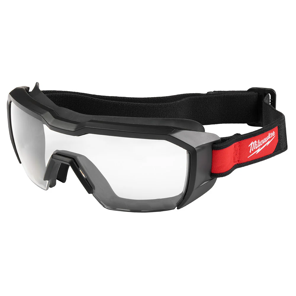 Milwaukee 48-73-2060 Vented Low-Profile Goggles - Clear Dual Coat Lens - Mactool Shop