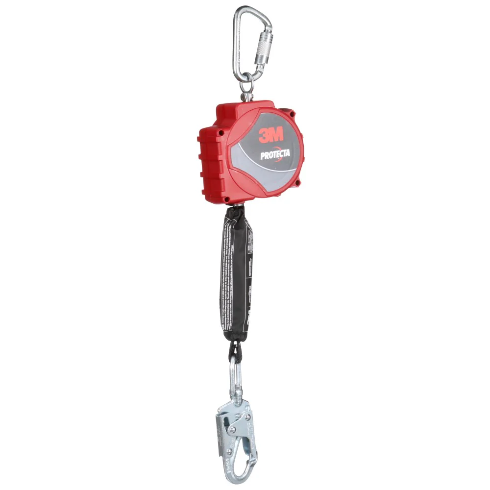 DBI Sala 3100516 Protecta Self-Retracting Lifeline with Carabiner, Web, Steel Swivel Snap Hook, 20' - Mactool Shop