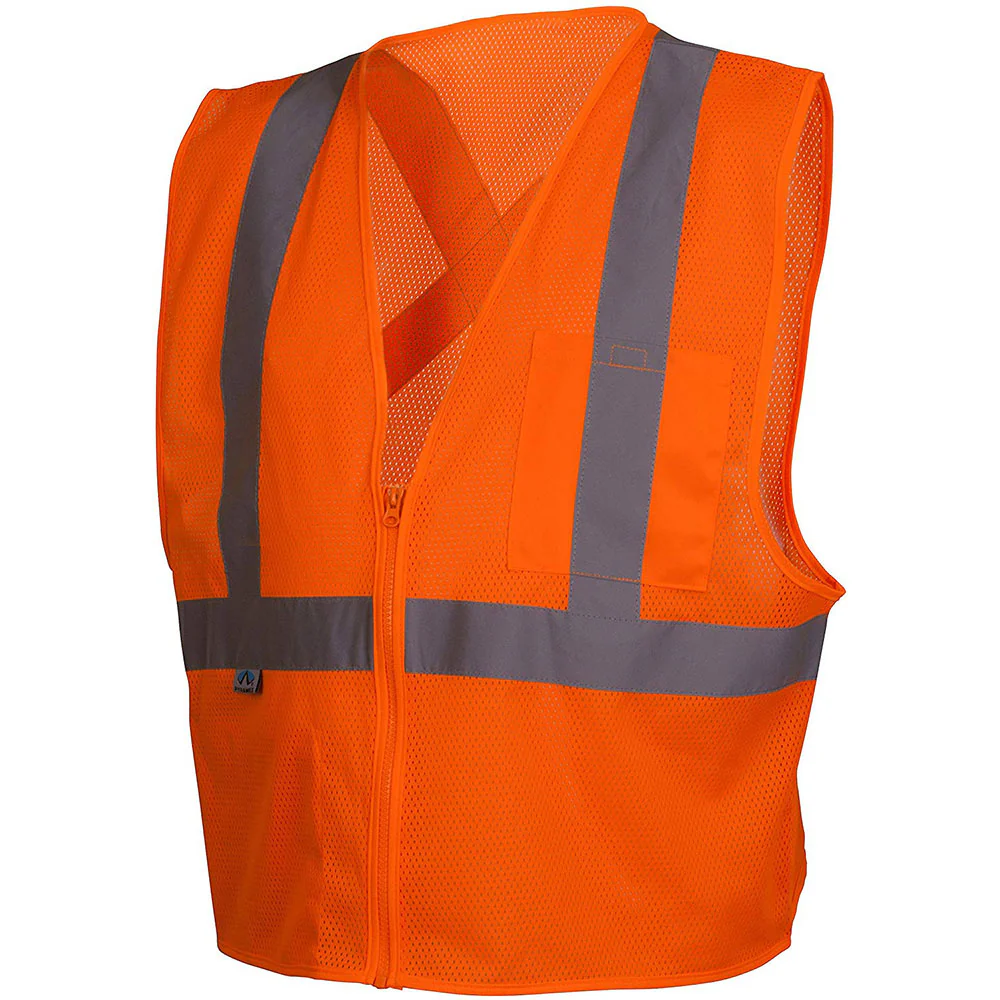 Pyramex RCZ2120X4 Hi-Vis Orange Vest with Reflective Tape, 4X Large - Mactool Shop