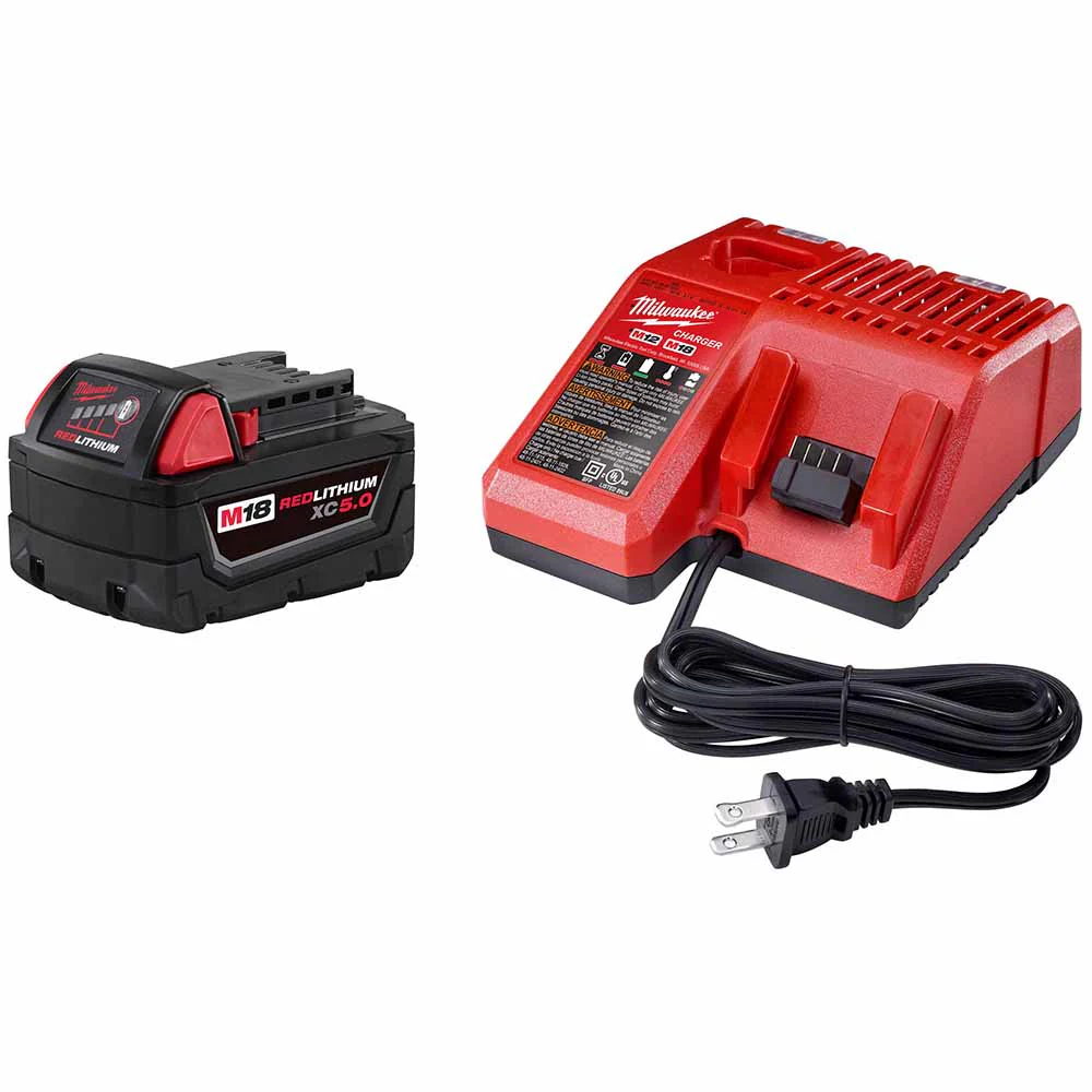 Milwaukee 48-59-1850 M18 REDLITHIUM XC 5.0 System Starter Kit - Mactool Shop