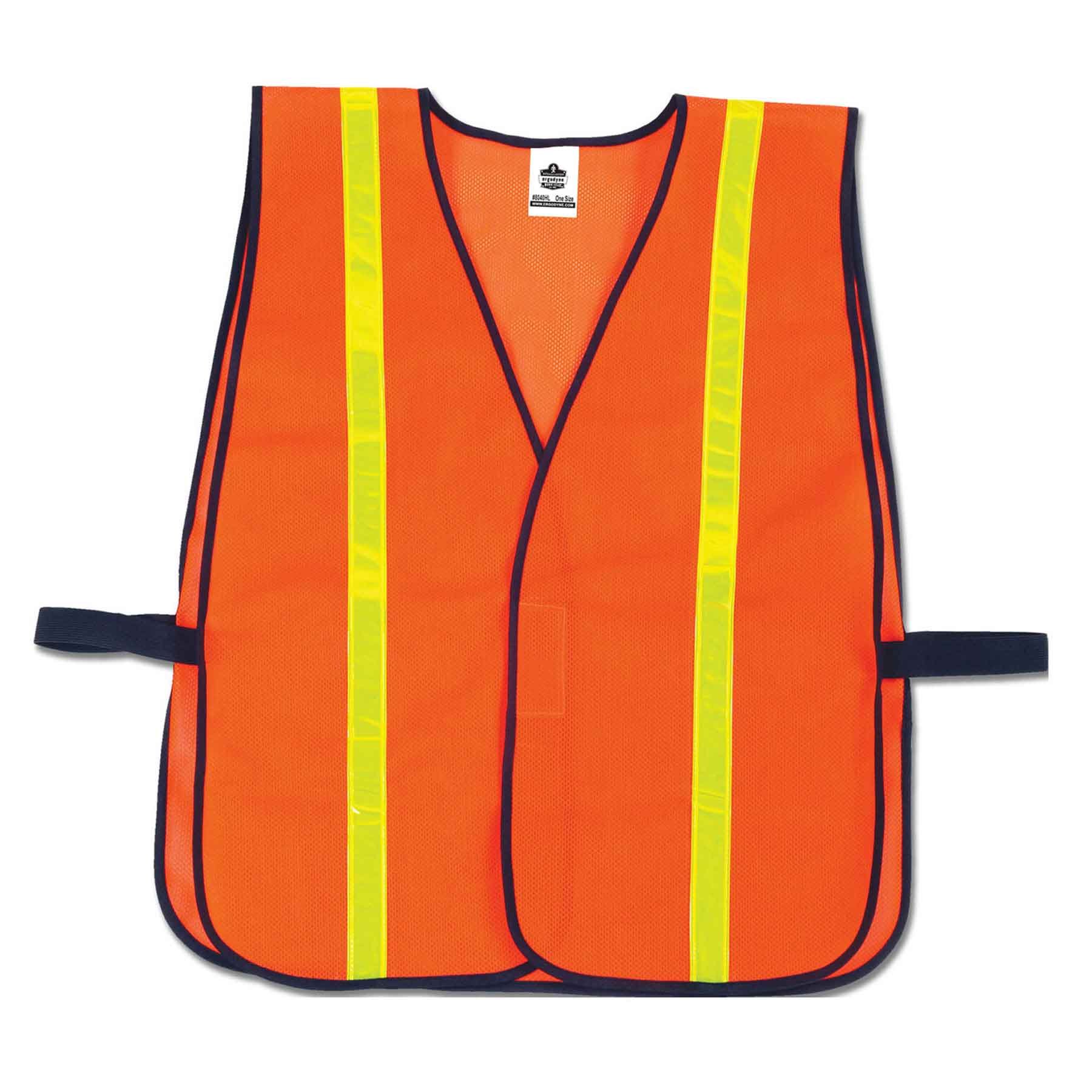 Ergodyne 20070 GloWear 8040HL Non-Certified Hi-Gloss Vest, HV Orange - Mactool Shop