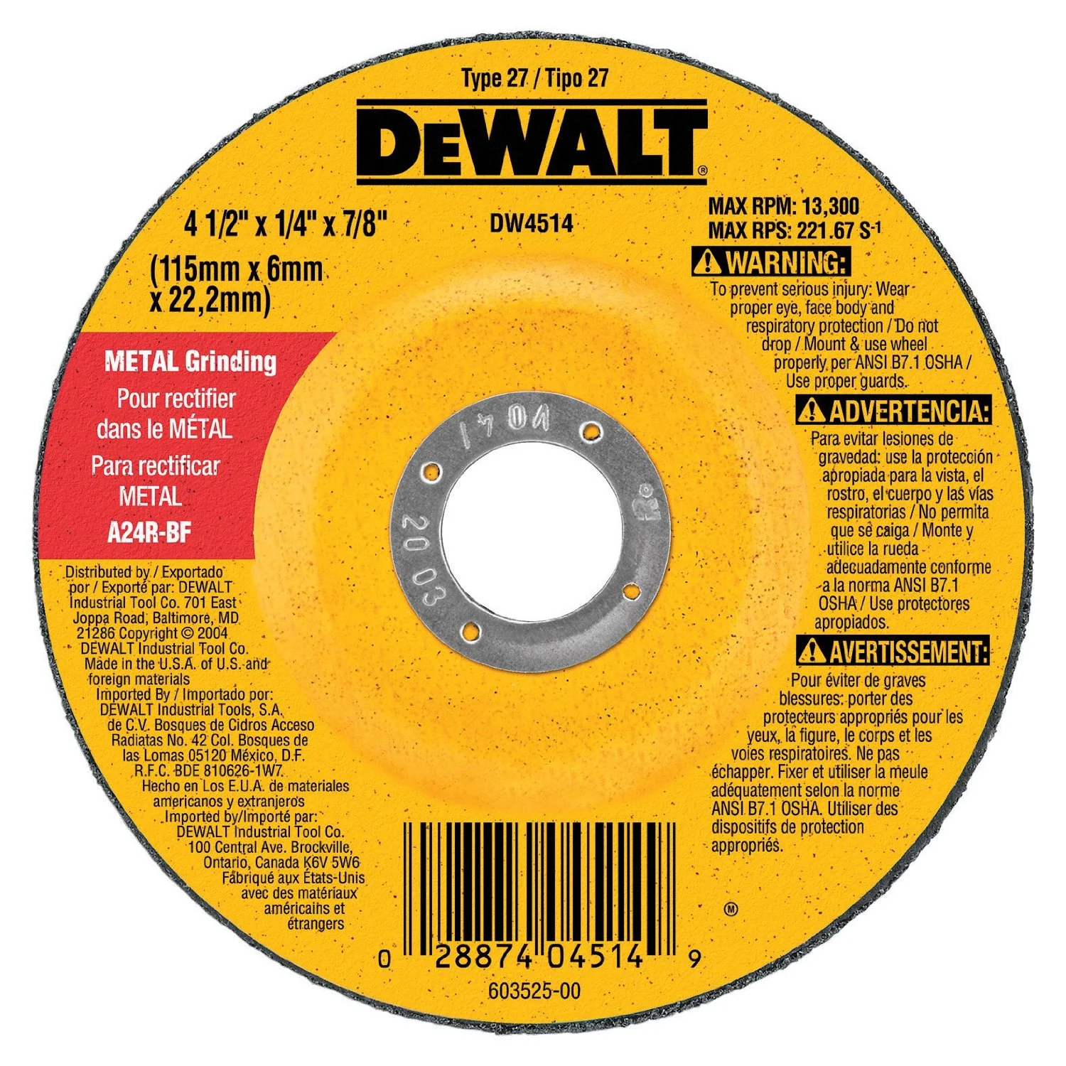 DeWalt DW4719 7