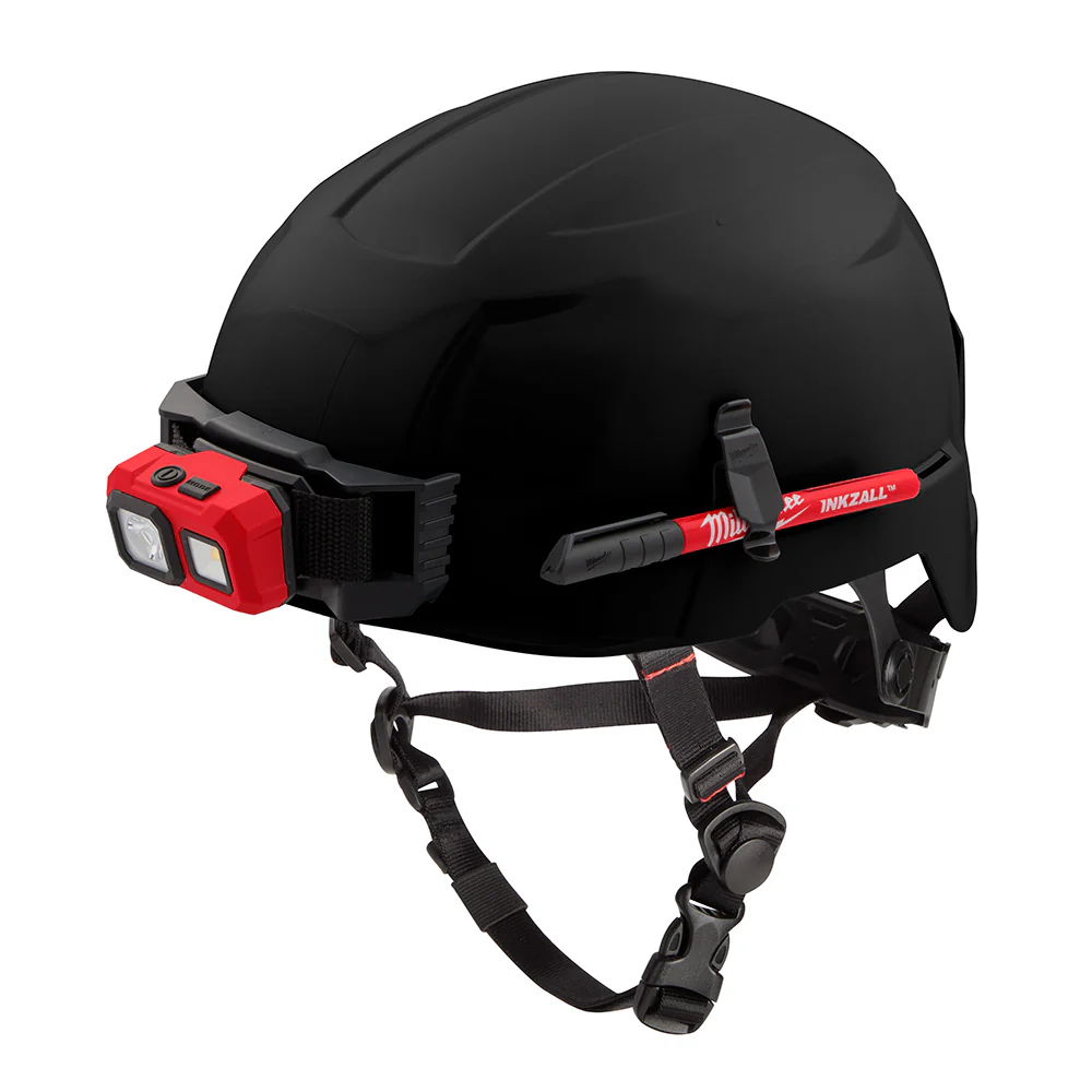 Milwaukee 48-73-1311 BOLT Black Safety Helmet (USA) - Type 2, Class E, Non-Vented - Mactool Shop