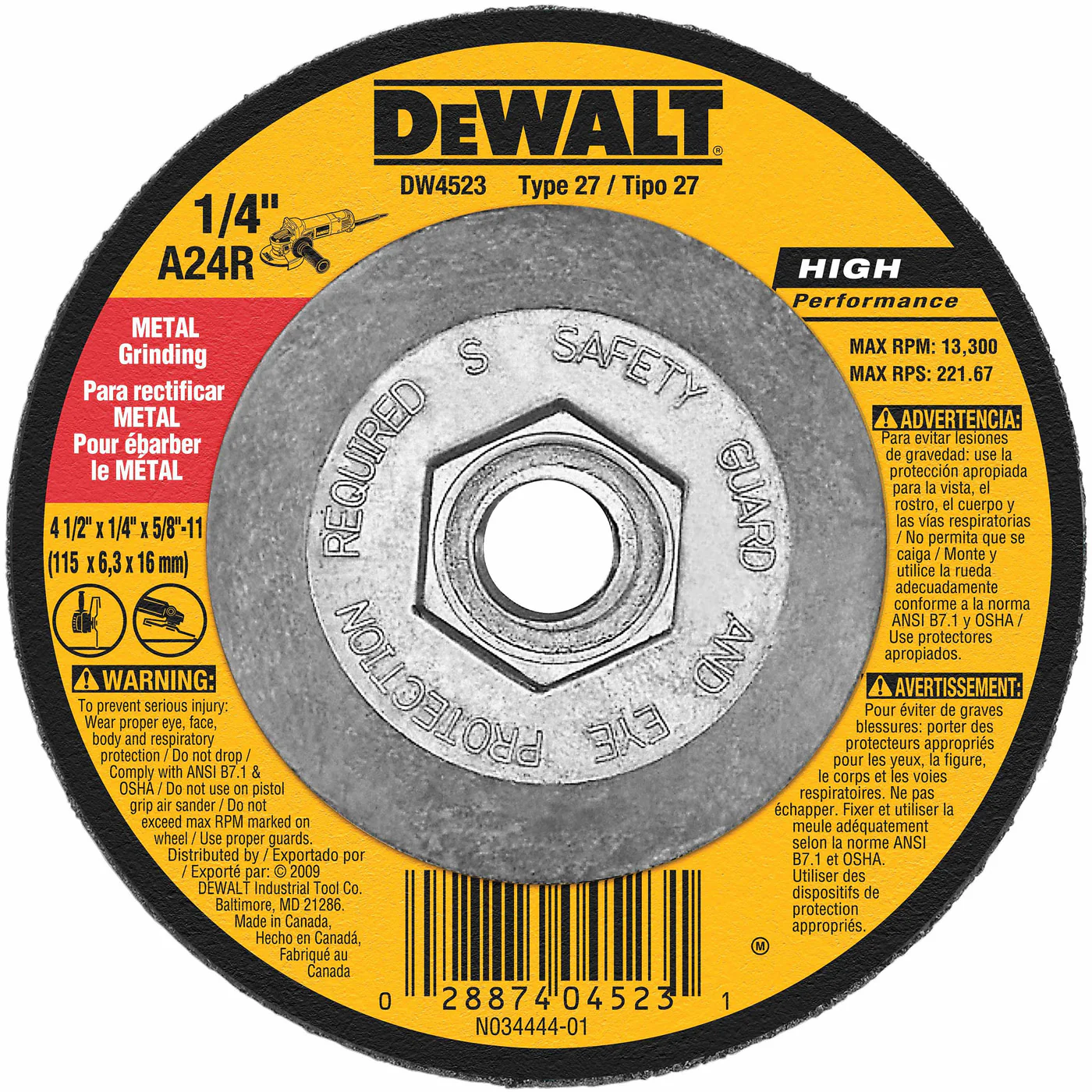 DeWalt DW4523 4-1/2