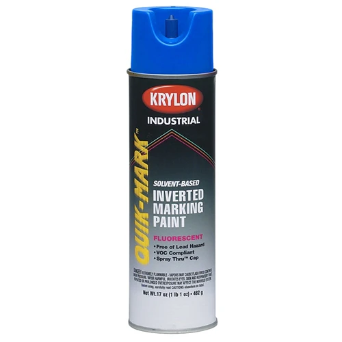 Krylon 3722 Quik-Mark SB Inverted Marking Paint Fluorescent Blue - Mactool Shop