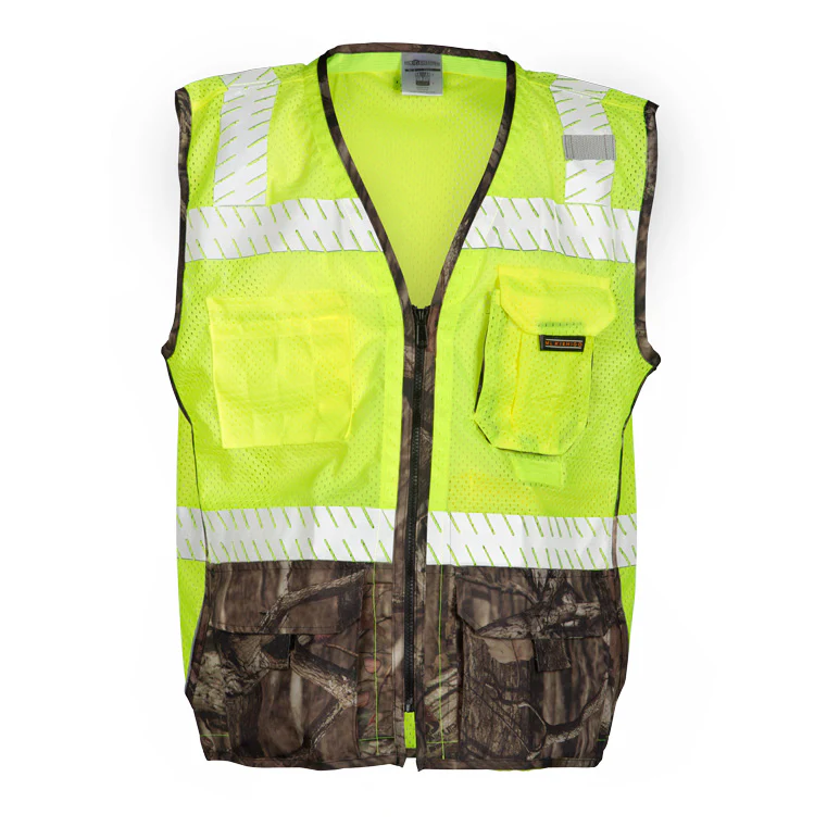 ML Kishigo 1523-L L Lime Premium Brilliant Series Heavy Duty Vest - Mactool Shop