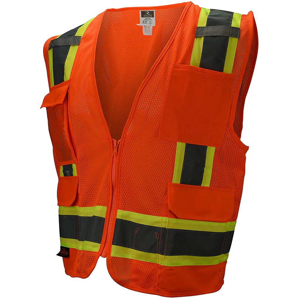 Radians SV6-2ZGM-2X Surveyor Two-Tone Green all Mesh Safety Vest 2XL - Mactool Shop