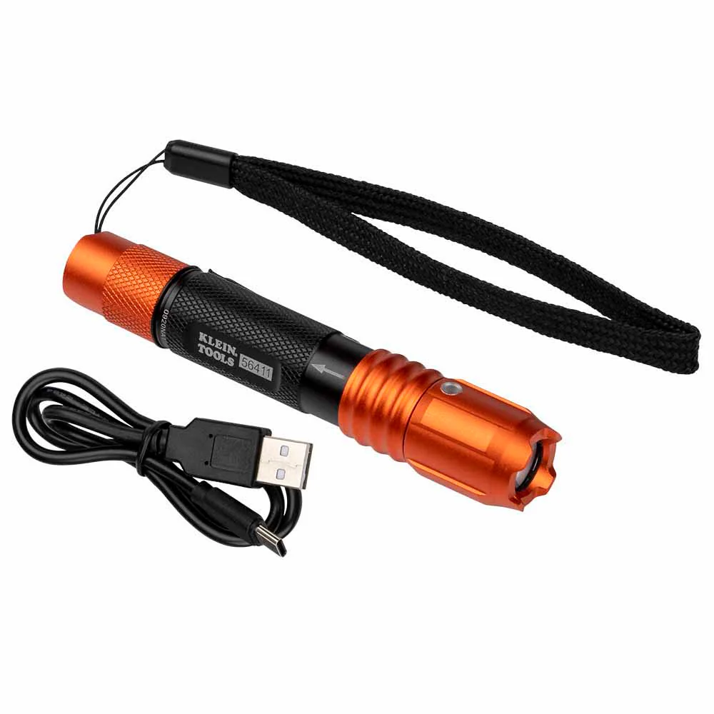 Klein 56411 Rechargeable Waterproof LED Pocket Light w/ Lanyard - Mactool Shop