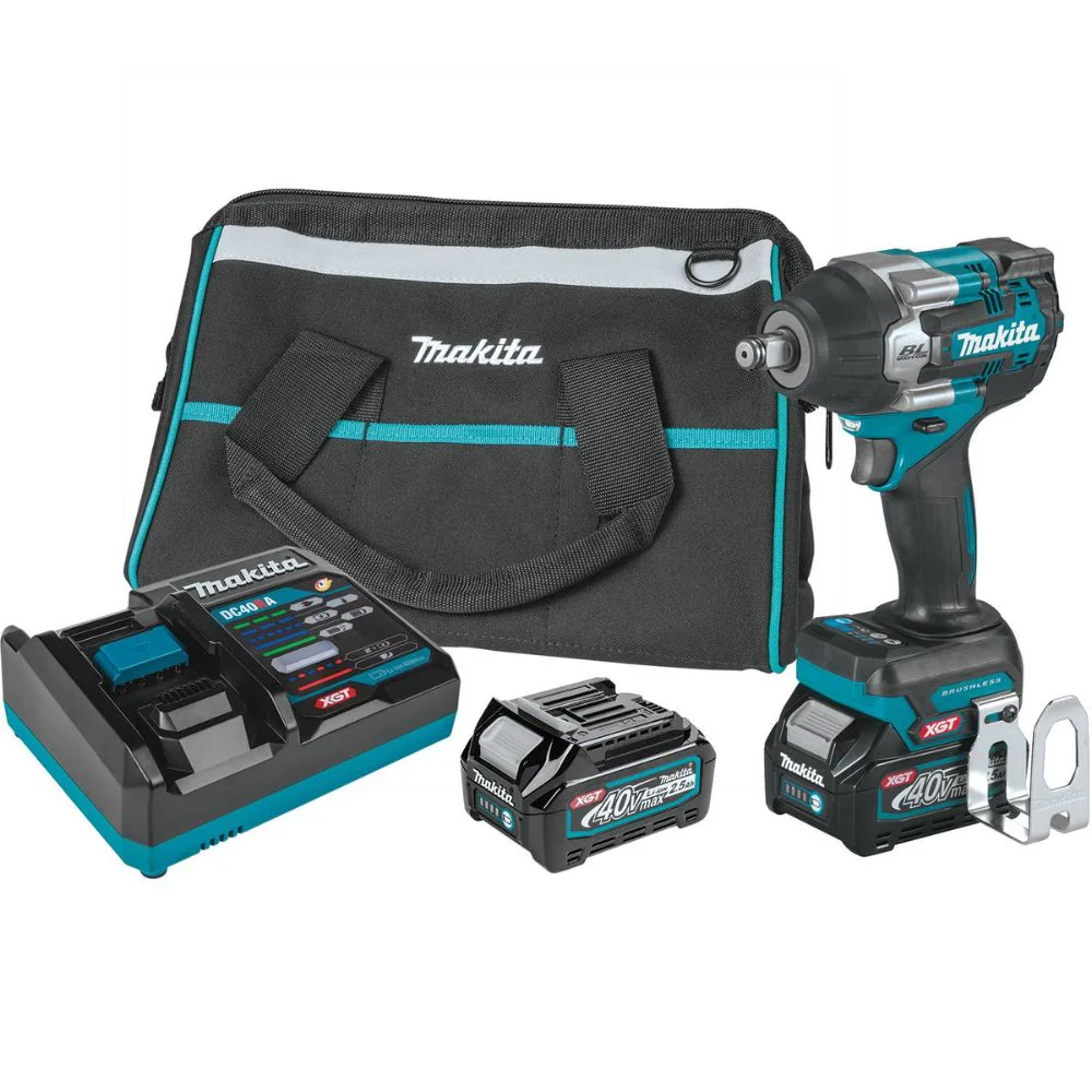 Makita GWT07D 40V max XGT Brushless Cordless 4-Speed Mid-Torque 1/2