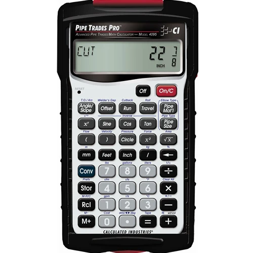 Calculated Industries 4095 Pipe Trades Pro - Advanced PipeTrades Math Calc - Mactool Shop