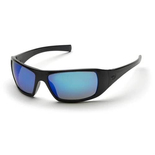 Pyramex SB5665D Goliath Ice Blue Mirror Lens with Black Frame - Mactool Shop