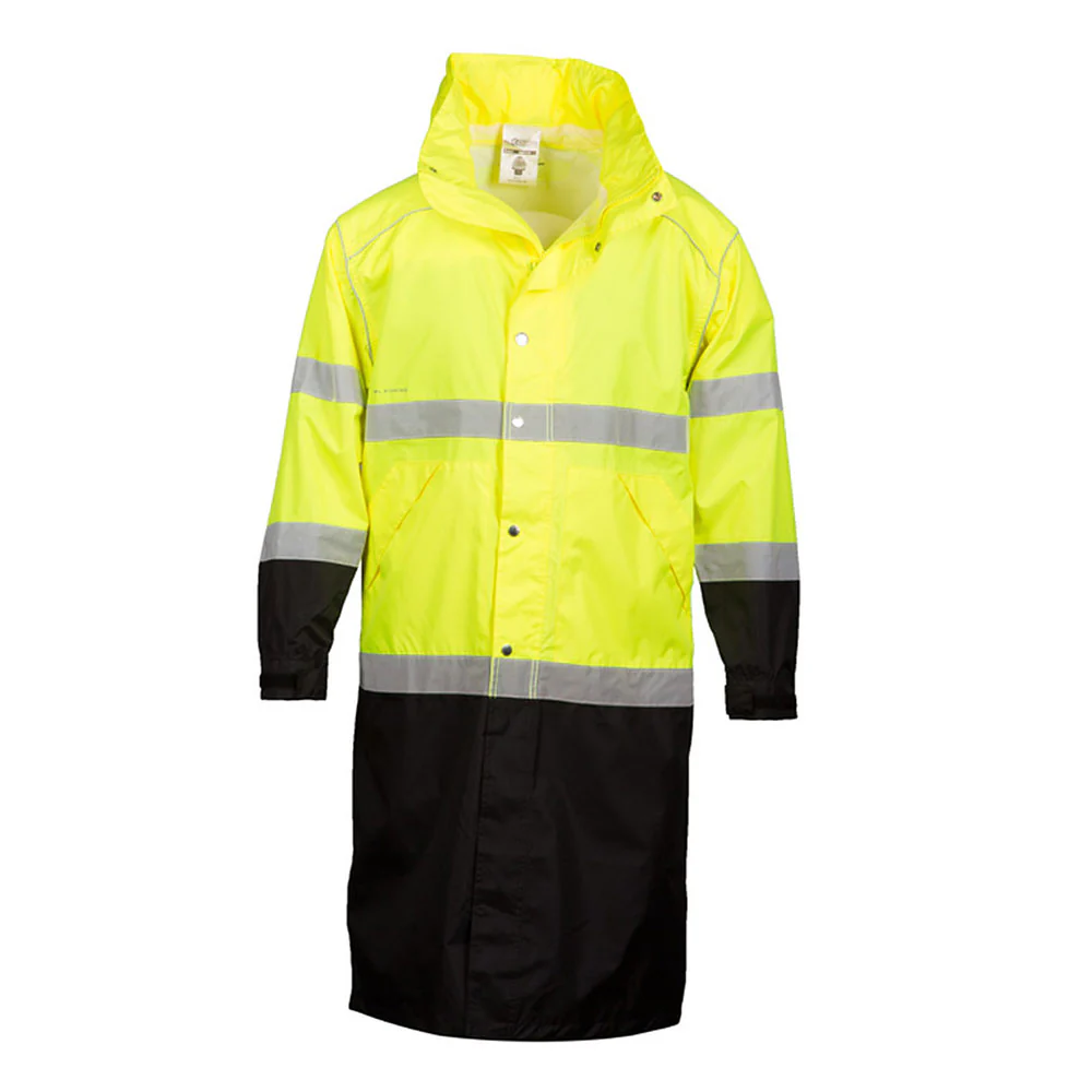 ML Kishigo RWJ108-4X/5X Brilliant Series Class 3 Long Rain Coat, Lime, 4X/5X - Mactool Shop