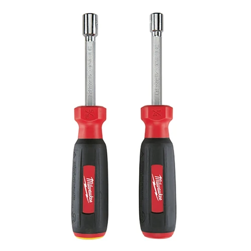 Milwaukee 48-22-2502 2PC SAE HollowCore Magnetic Nut Driver Set - Mactool Shop