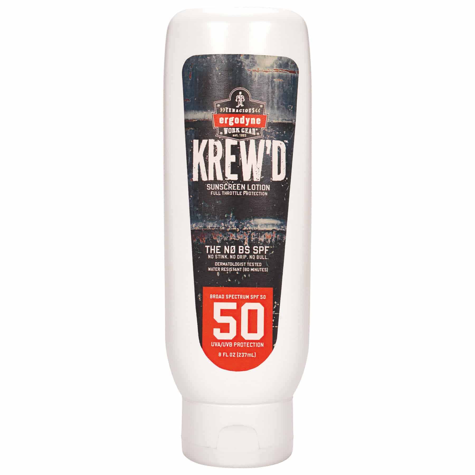 Ergodyne 16631 6351 Single SPF 50 8oz - SPF 50 Sunscreen Lotion - Mactool Shop