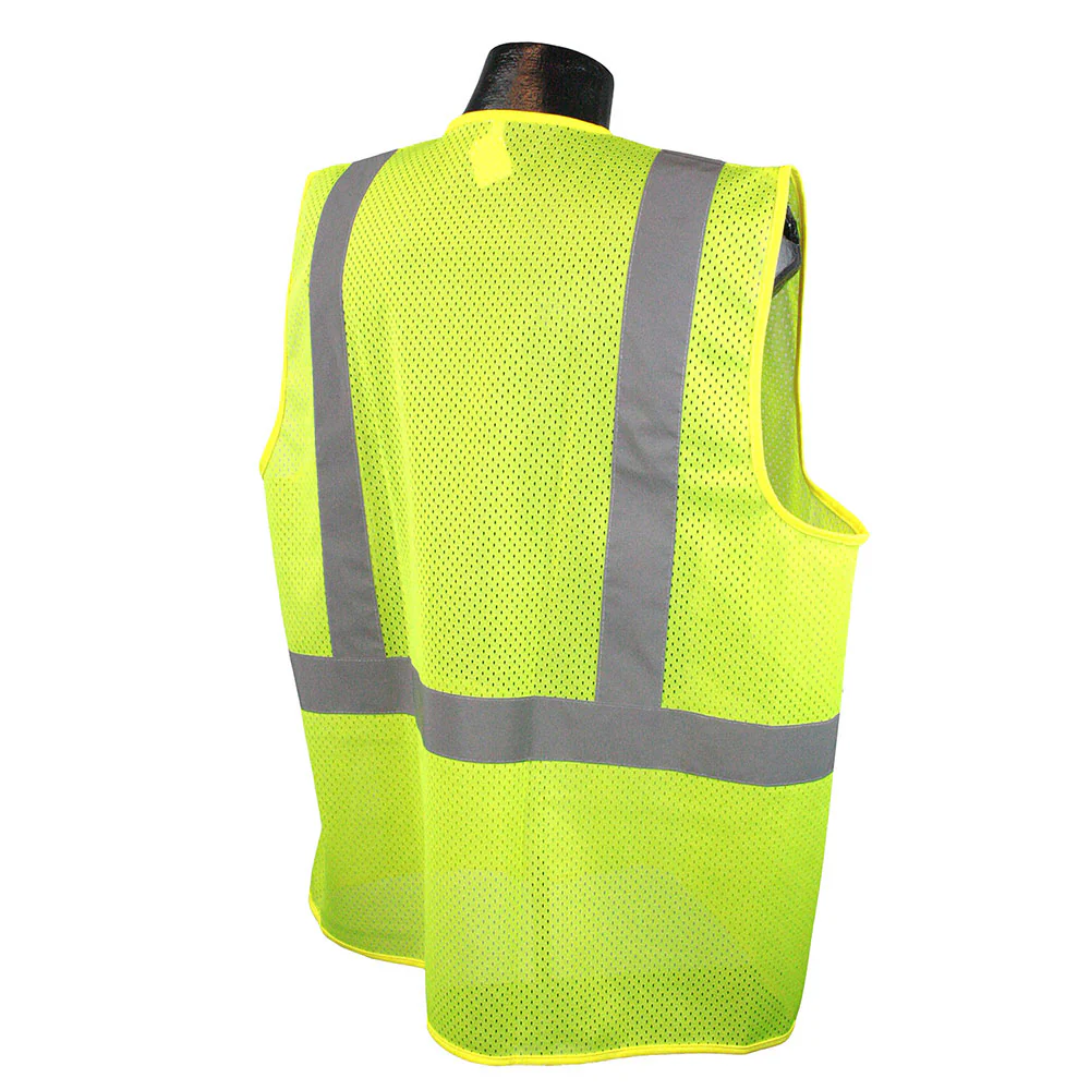Radians SV27 2ZGM XL Surveyor Type R Class 2 Safety Vest, Hi Viz Green, XL - Mactool Shop