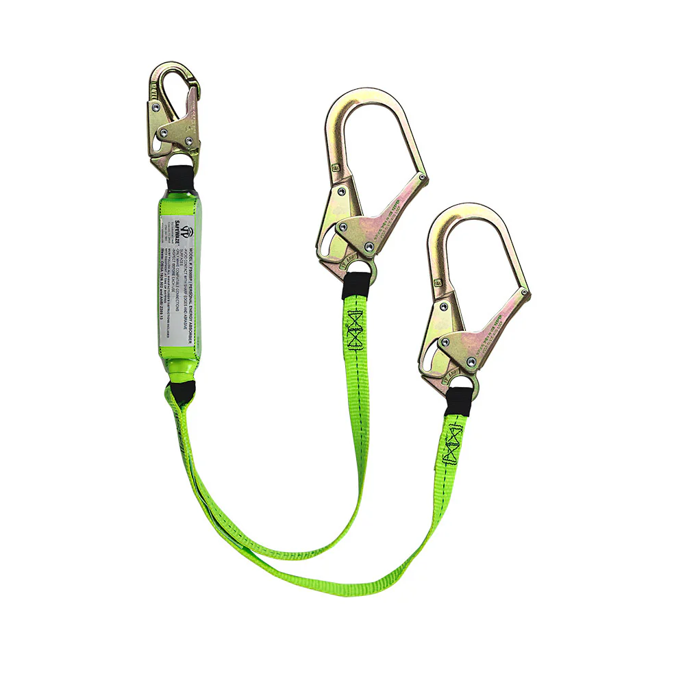 Safewaze FS566-4 4' Energy Absorbing Lanyard With Rebar Hook - Mactool Shop