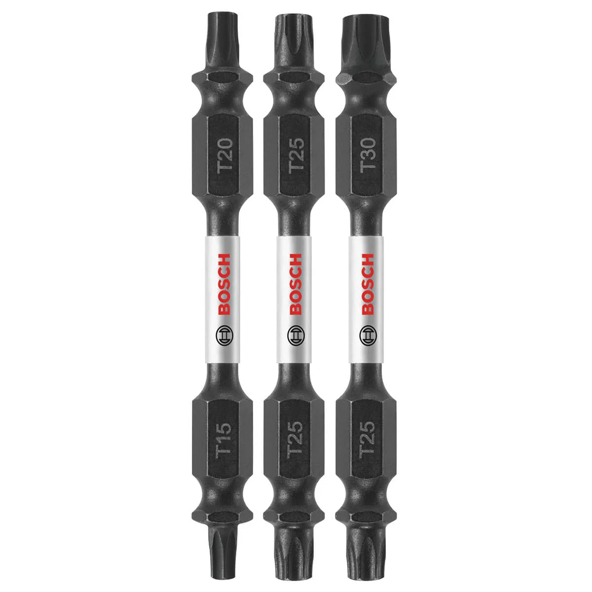Bosch ITDETV2503 3 pc. Impact Tough 2.5 In. Torx Double-Ended Bit Set - Mactool Shop