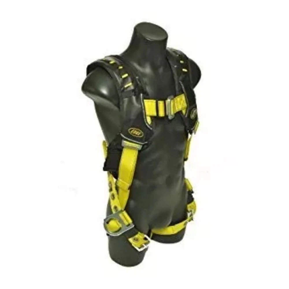 Guardian 182120 HUV Premium Edge Harness SM, Black-Yellow 3D, Pass-Thru Chest, Tongue Buckle Legs - Mactool Shop