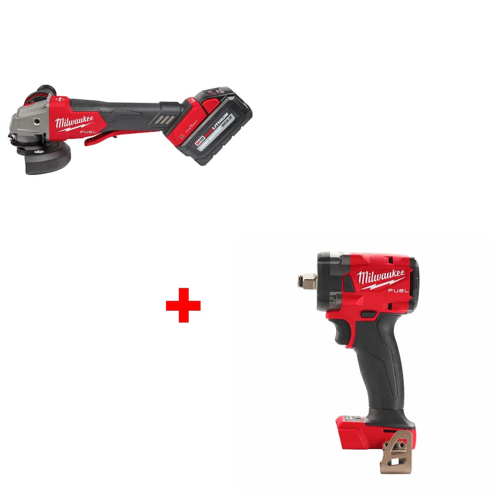 Milwaukee 2882-22 M18 FUEL Grinder Kit w/ 2855-20 M18 1/2