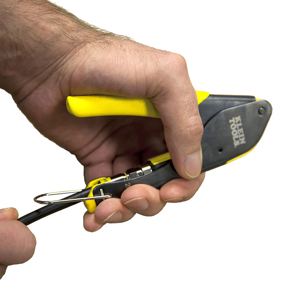 Klein Tools VDV212-008-SEN Compact Compression Crimper, F-Connector - Mactool Shop