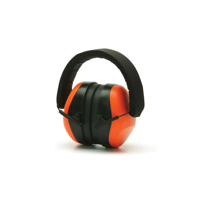 Pyramex PM8041 Earmuffs Hi-Vis Orange Earmuff Nrr26Db - Mactool Shop