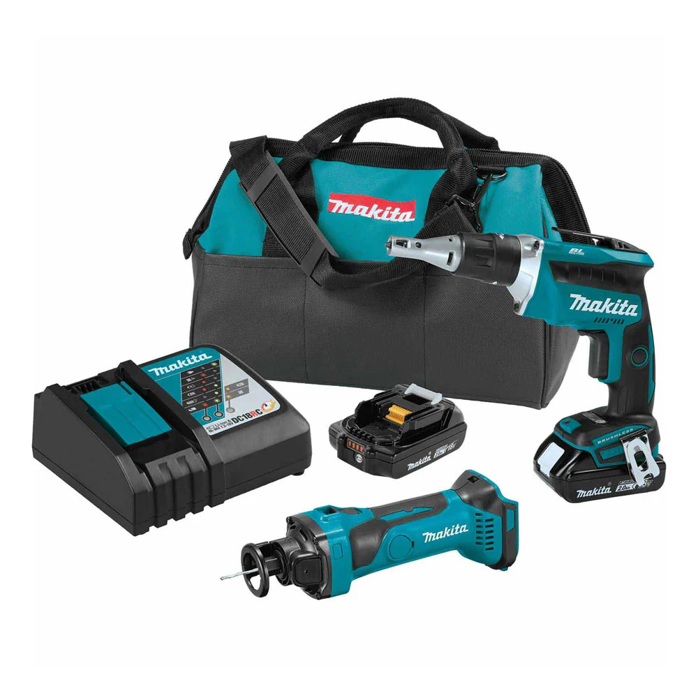 Makita XT255R 18V LXT Li-Ion Compact Cordless 2-Piece Combo Kit 2.0 Ah - Mactool Shop