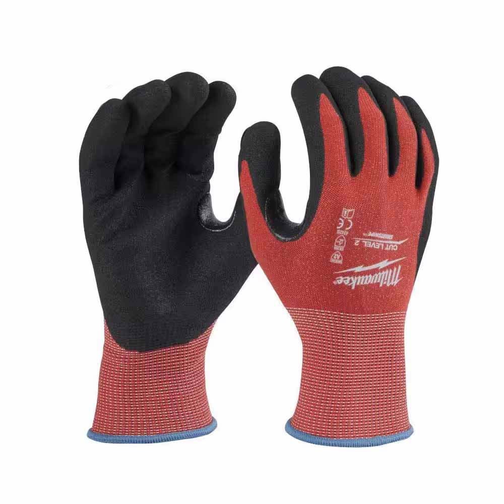 Milwaukee 48-22-8925 Cut Level 2 Nitrile Dipped Gloves - S - Mactool Shop