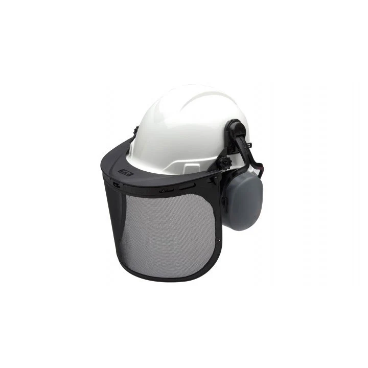 Pyramex FORKIT10 Forestry Kit - White Ridgeline Cap Style Hard Hat - Mactool Shop