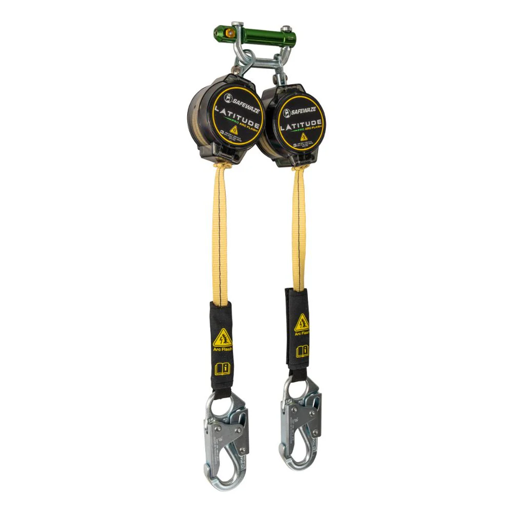 Safewaze 020-5213 Latitude Pro Arc Flash 7' Dual Web SRL: 9013 BWB, Snap Hooks - Mactool Shop