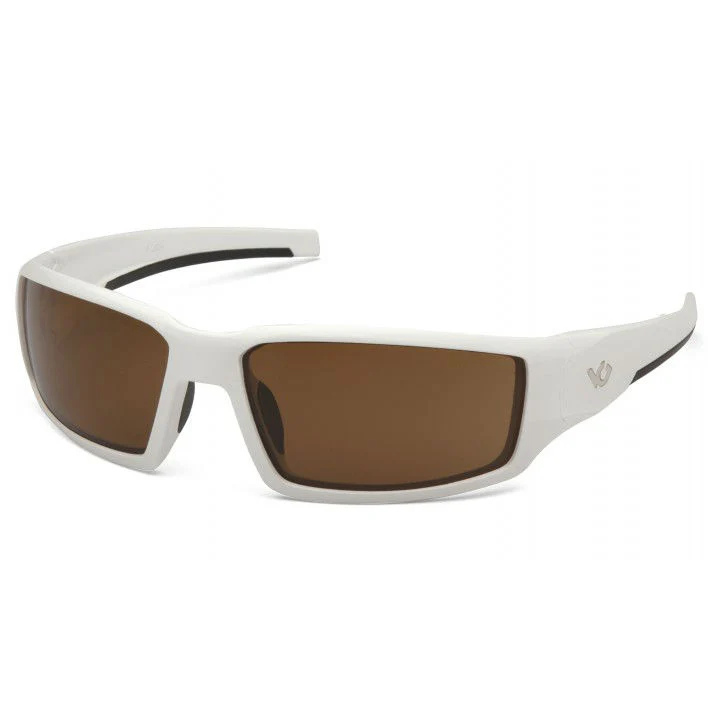 Pyramex VGSW518T Venture Gear - Pagosa - White Frame/Bronze Anti-Fog Lens - Mactool Shop