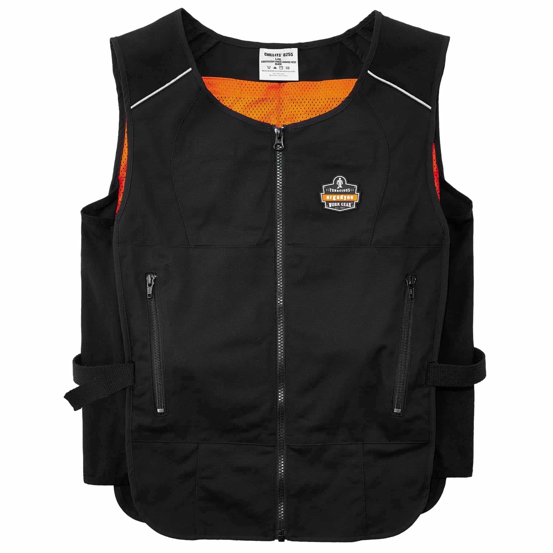 Ergodyne 12125 6255 L/XL Black Lightweight Phase Change Cooling - Vest Only - Mactool Shop