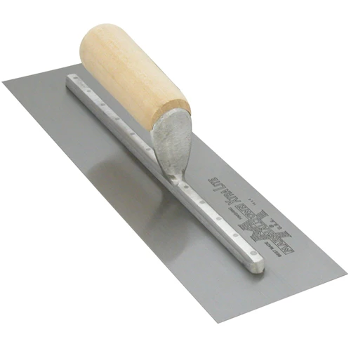 MarshallTown MX62 13206 - 12 X 4 Finishing Trowel Straight Wood Handle - Mactool Shop