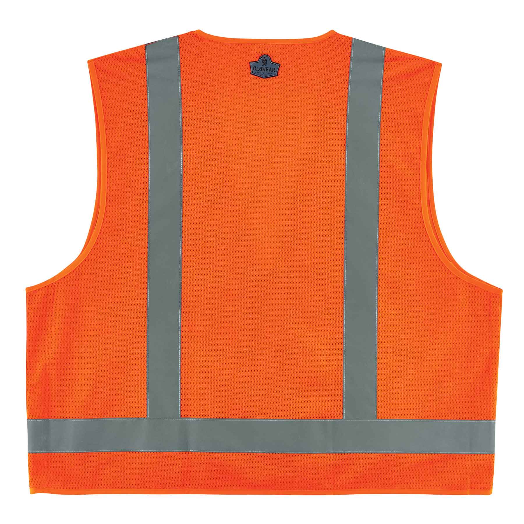 Ergodyne 24011 GloWear 8249Z Type R Class 2 Economy Surveyors Vest, XSmall, HV Orange - Mactool Shop