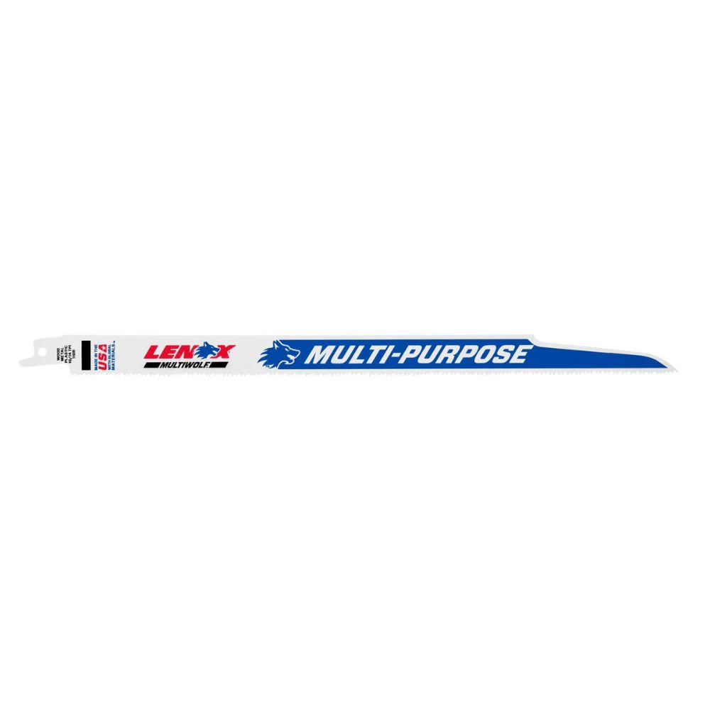 Lenox 20584S110R MULTIWOLF 12 in. 14 TPI WAVE EDGE Reciprocating Saw Blade - Mactool Shop
