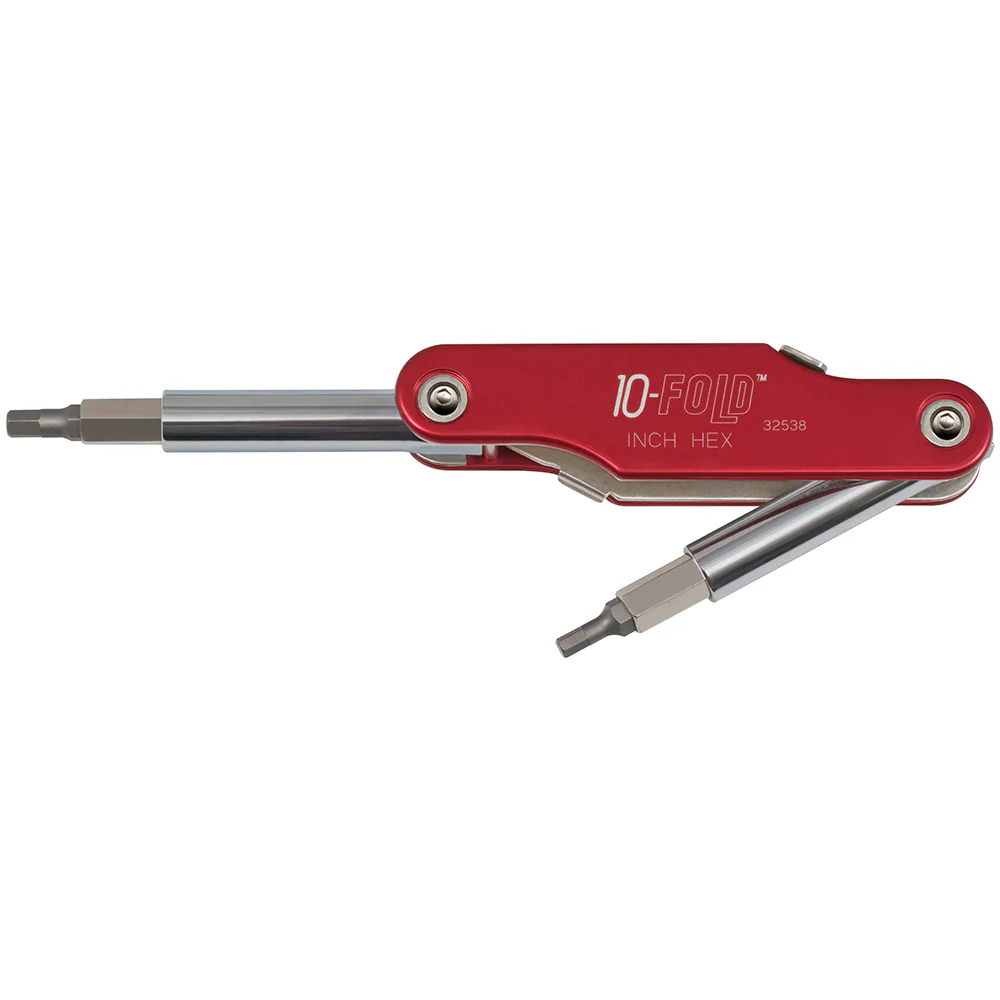 Klein Tools 32538 10-Fold Screwdriver / Nut Driver, Fractional Hex - Mactool Shop