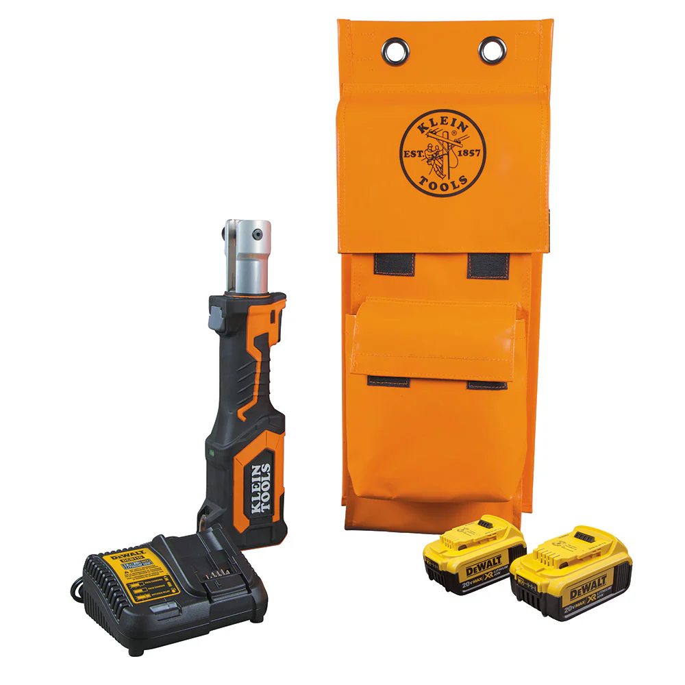 Klein BAT207T134H Battery-Operated Cutter/Crimper, No Heads, 4 Ah - Mactool Shop