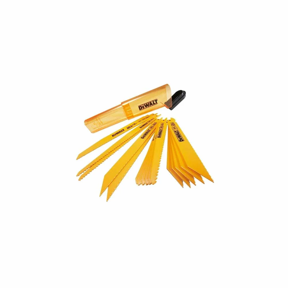 DEWALT DW4899 16 Piece Bi-Metal Reciprocating Saw Blade Set with Case - Mactool Shop
