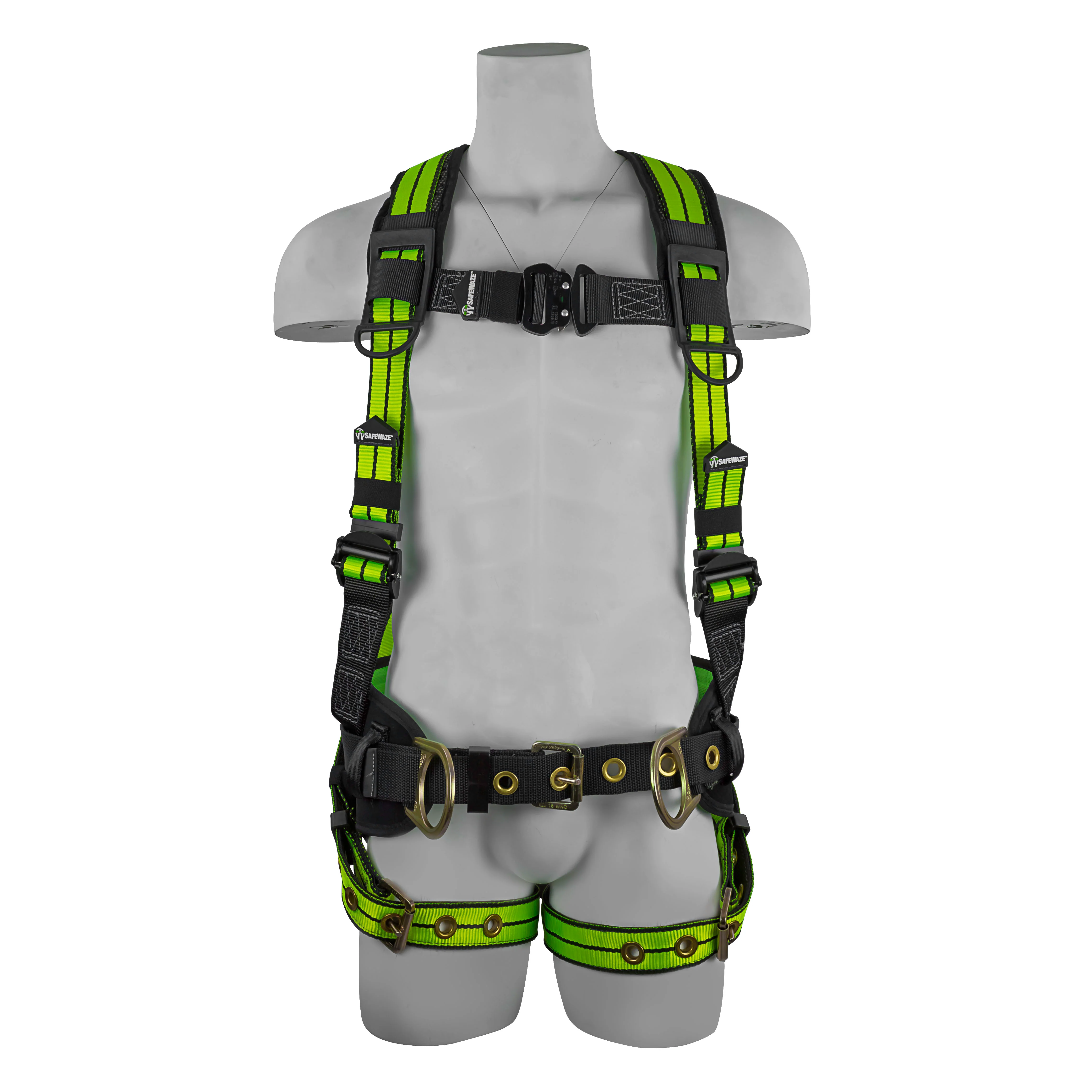 Safewaze FS-FLEX360-XXL 3 D-Ring 2X-Large Construction Harness w/ Grommet Leg Straps - Mactool Shop