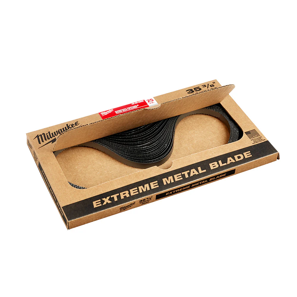 Milwaukee 48-39-0606 8/10 TPI Extreme Thick Metal Bandsaw Blades 25 Pack Compact - Mactool Shop