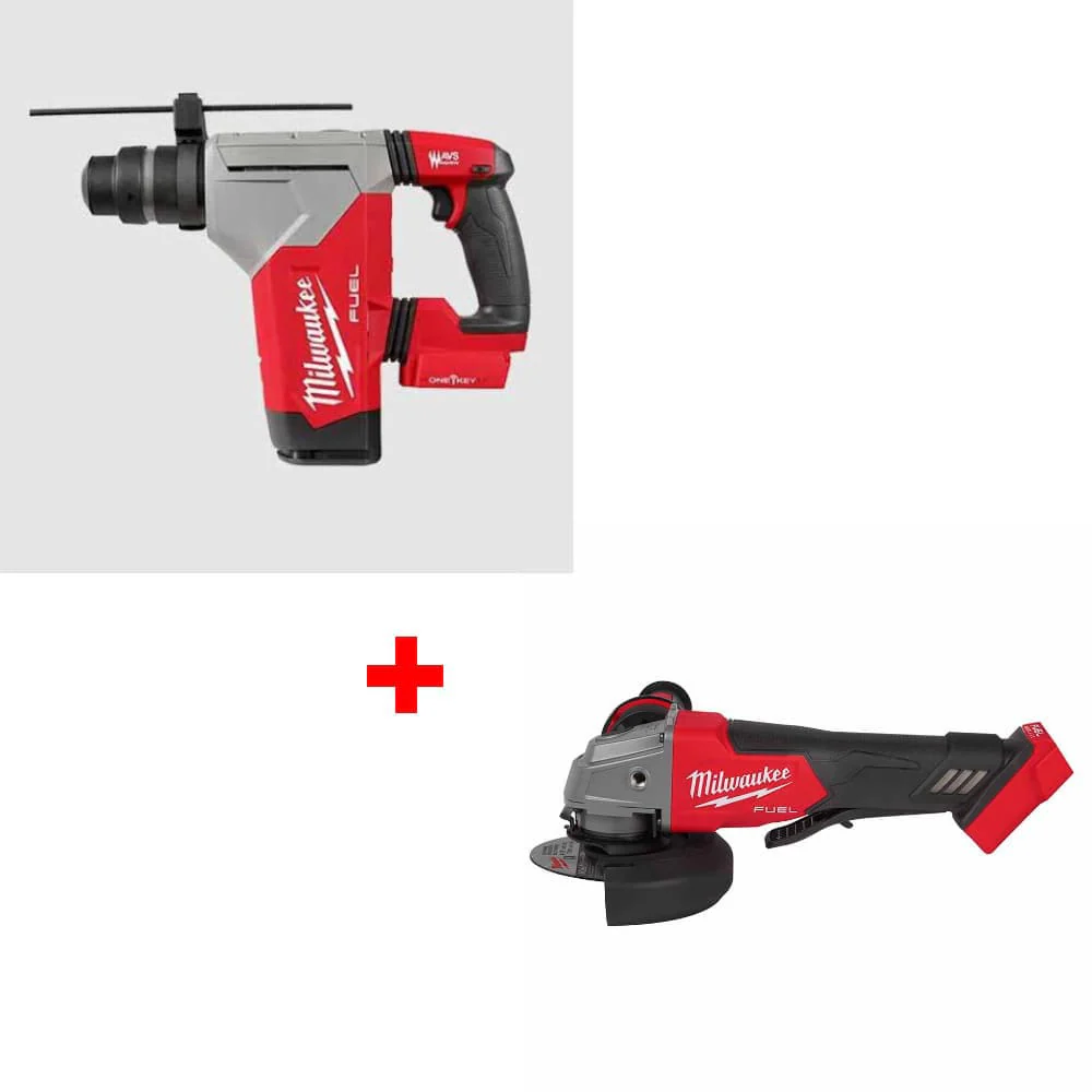 Milwaukee 2915-20 M18 FUEL Rotary Hammer, Bare w/ FREE 2880-20 M18 Grinder - Mactool Shop