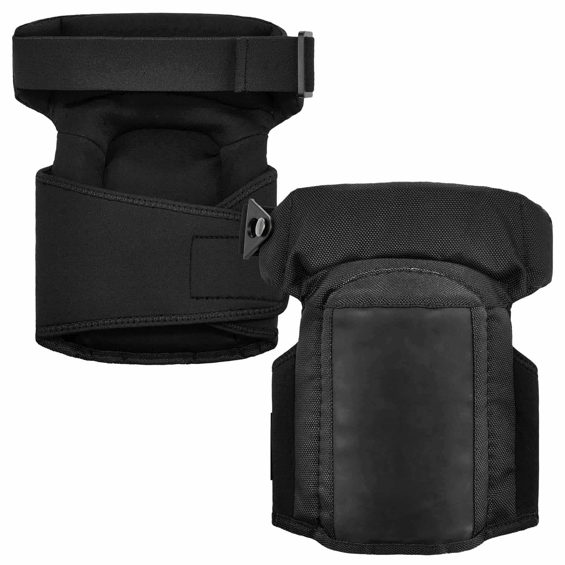 Ergodyne 18450 450 Black Hinged Slip Resistant Gel Knee Pads - Soft Cap - Mactool Shop