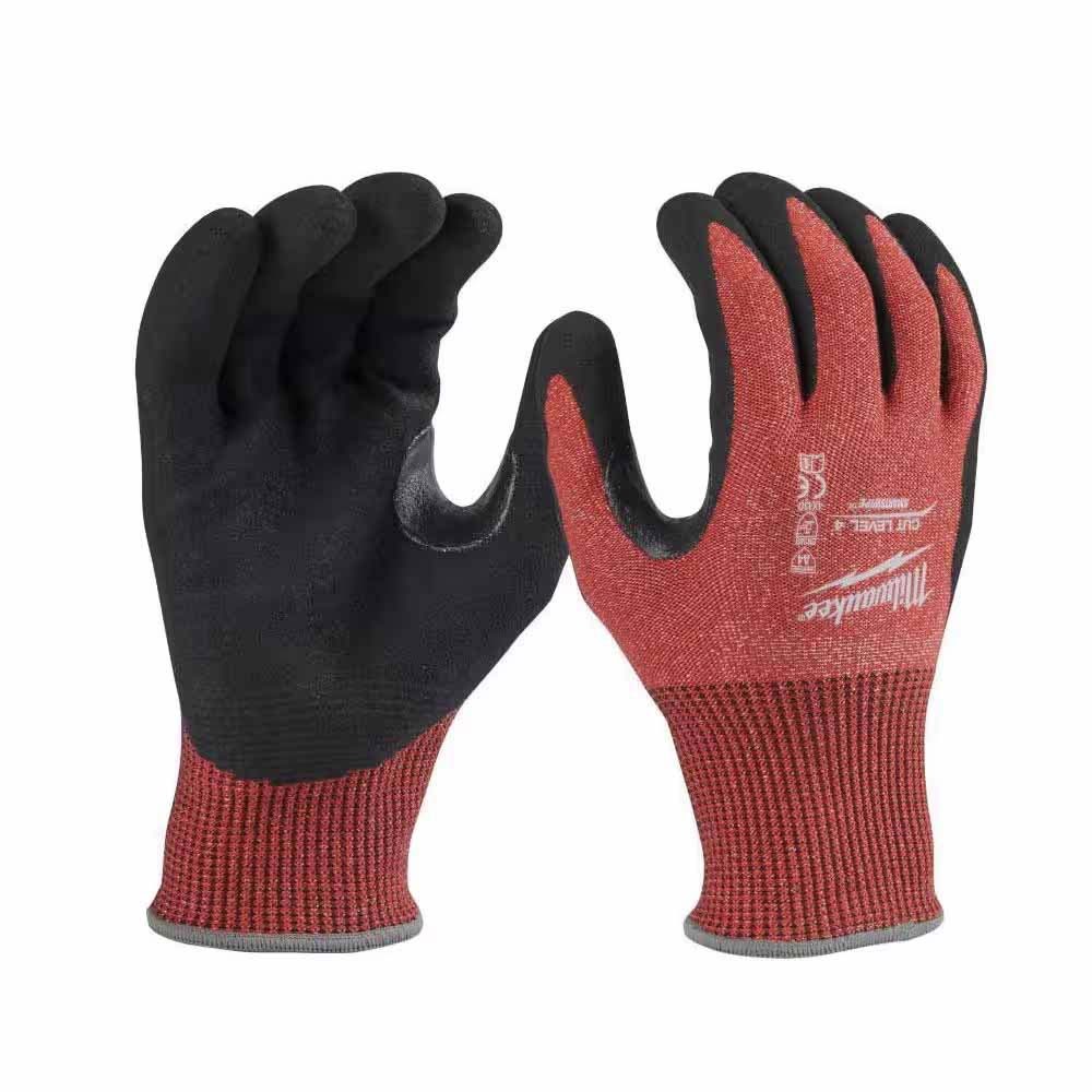 Milwaukee 48-22-8947 Cut Level 4 Nitrile Dipped Gloves - L - Mactool Shop