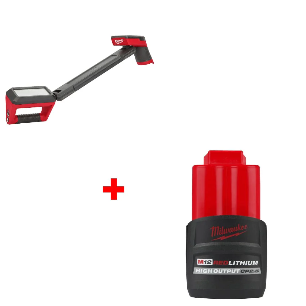 Milwaukee 2126-20 M12 Underbody Light Kit w/ FREE 48-11-2425 M12 Battery Pack - Mactool Shop
