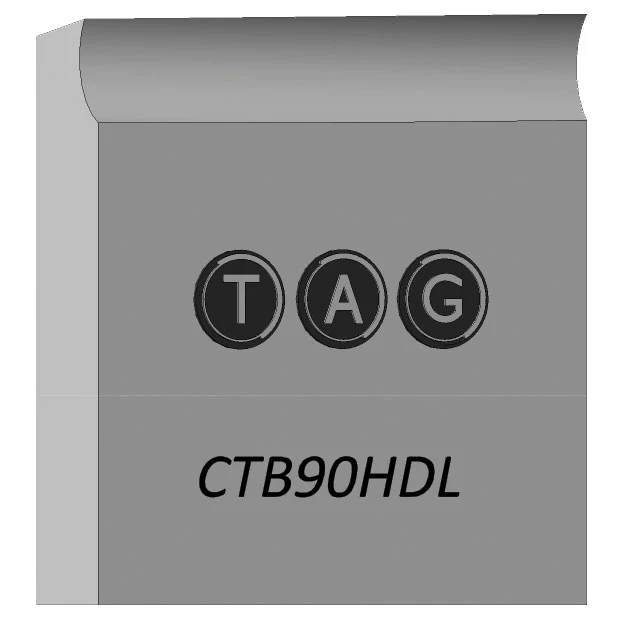 B&B Pipe Tools CTF9010HDL Cutting Tool, Facing 90 Deg , 10Mm Thick, Heavy Duty Large - Mactool Shop