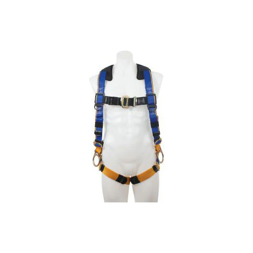 Werner H261004 Blue Armor, Climbing/Positioning, 4 D Rings, Harness, XL - Mactool Shop