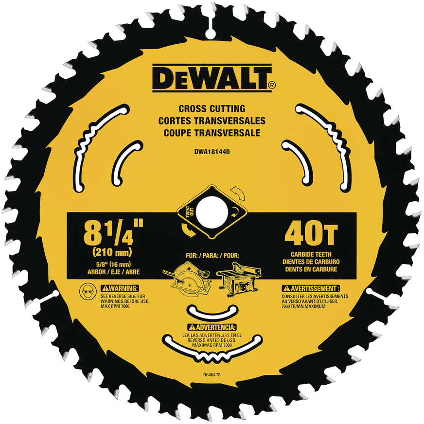 DeWalt DWA181440 8-1/4