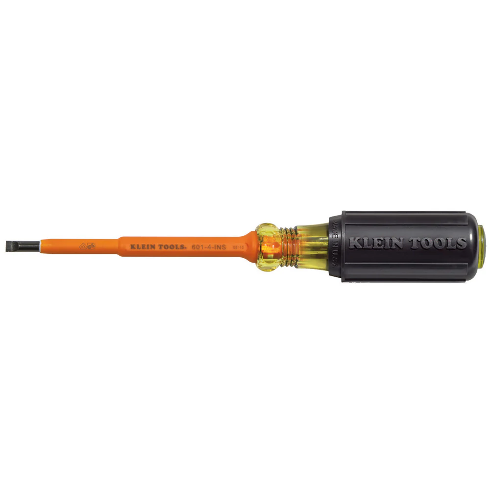 Klein Tools 601-4-INS Insulated Screwdriver, 3/16