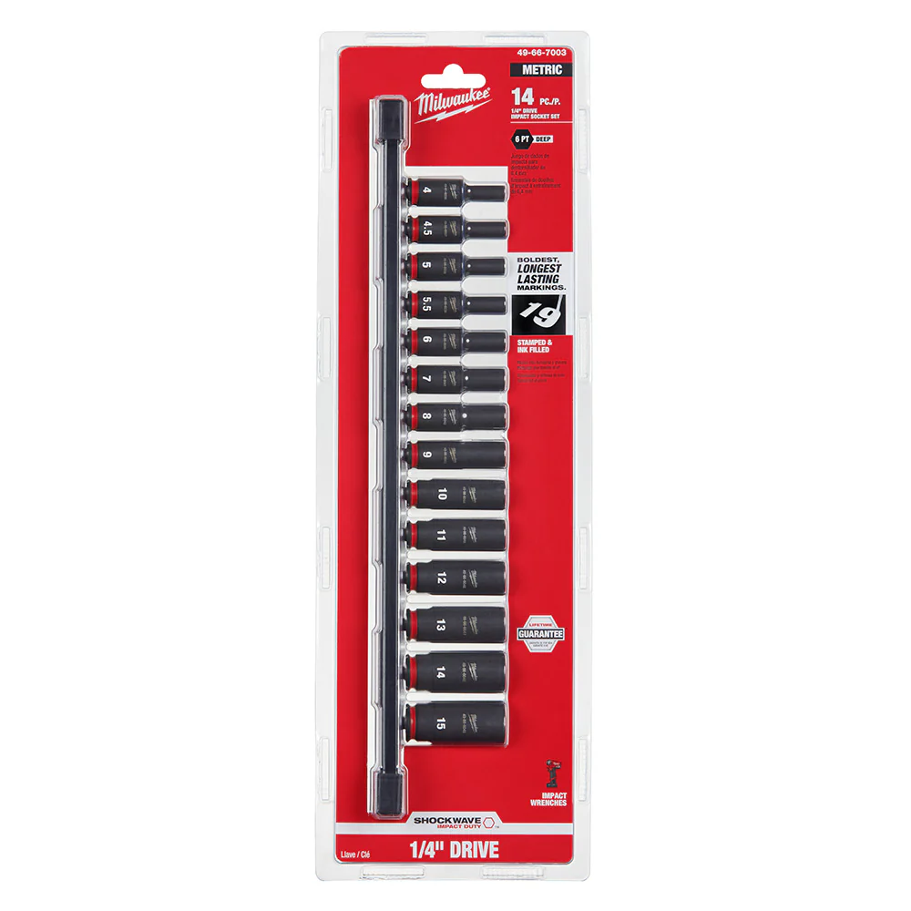 Milwaukee 49-66-7003 14PC SHOCKWAVE Impact Duty™ 1/4