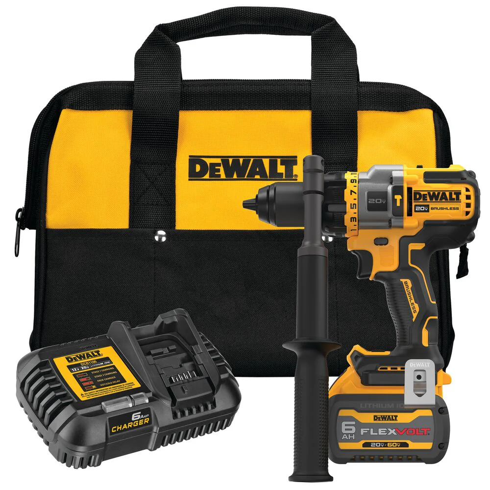 Dewalt DCD999T1 20V Max 1/2 in. Brushless Cordless Hammer Drill/Driver with Flexvolt Advantage Kit - Mactool Shop